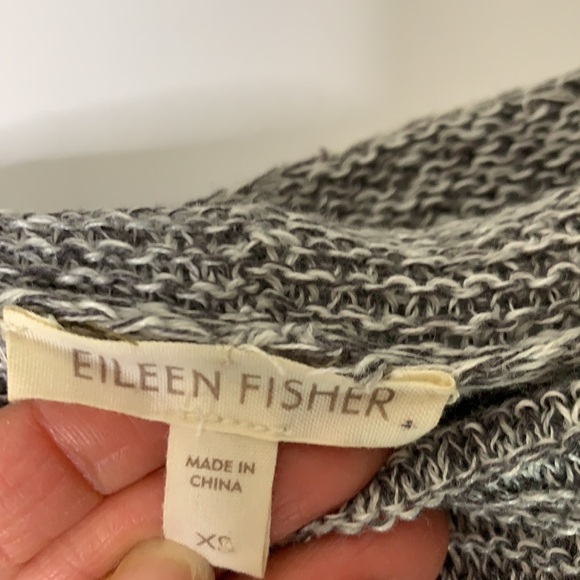 Eileen Fisher Linen lightweight open cardigan - Picture 5 of 6